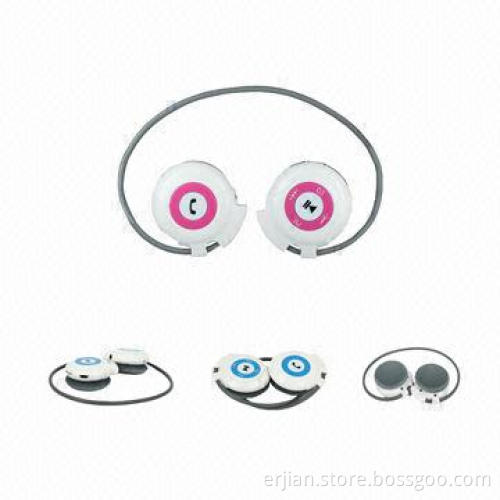 Mini Stereo Card Reader Headphone for Sport MP3, with MP3/FM Radio Functions
